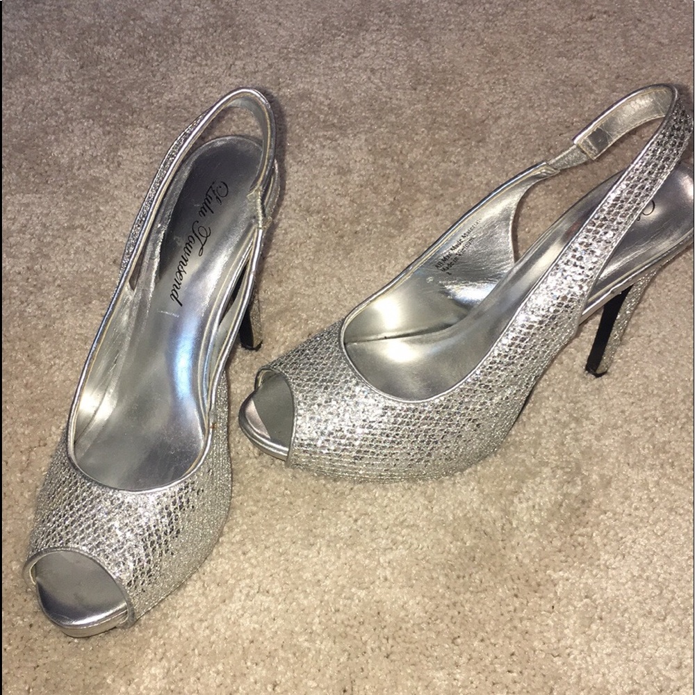 Silver heels